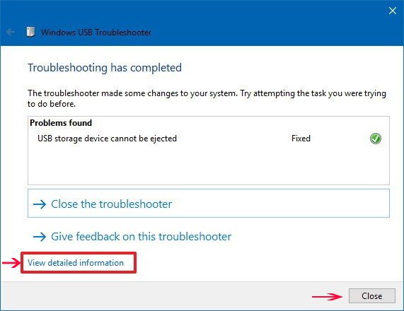 Hướng dẫn sửa lỗi kết nối USB trên Windows 10 bằng Windows USB Troubleshooter