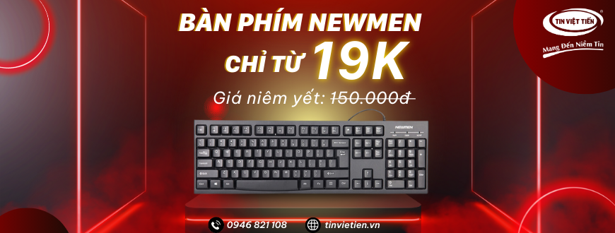 Sale Sốc 10/10: Bàn Phím Newmen 007 Chỉ 19k