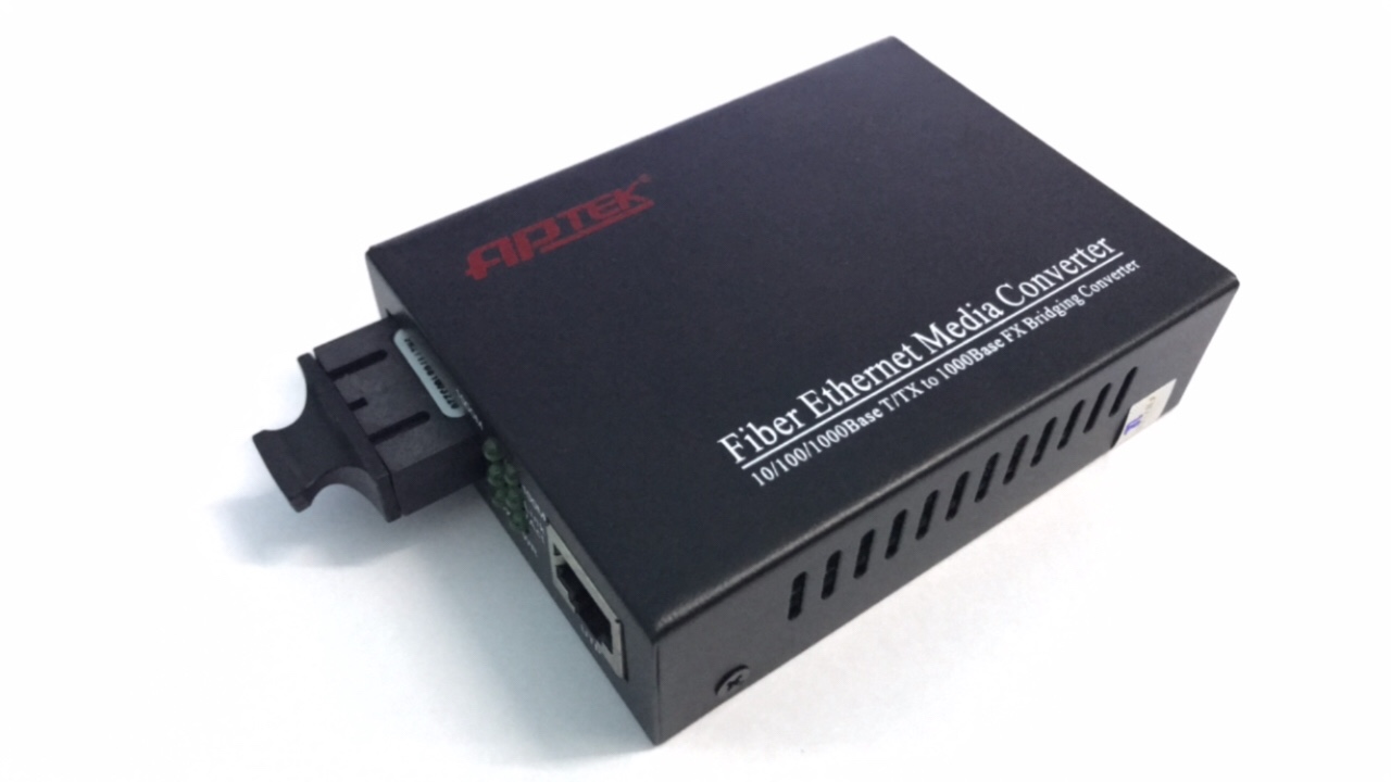Bộ chuyển đổi quang-điện Media Converter Gigabit ApTek AP110-20 (2 Sợi)