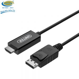 Cable (cáp) Chuyển Tín Hiệu Displayport sang HDMI - Hiệu Unitek - Chính Hãng Mã Y-5118CA