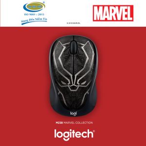Chuột không dây Logitech M238 Marvel Black Panther - Chính Hãng