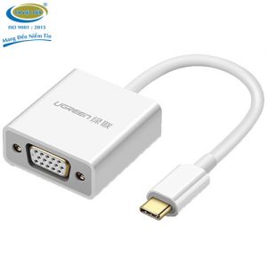 Cable Chuyển USB Type C to VGA Ugreen 50511Full HD - Chính Hãng