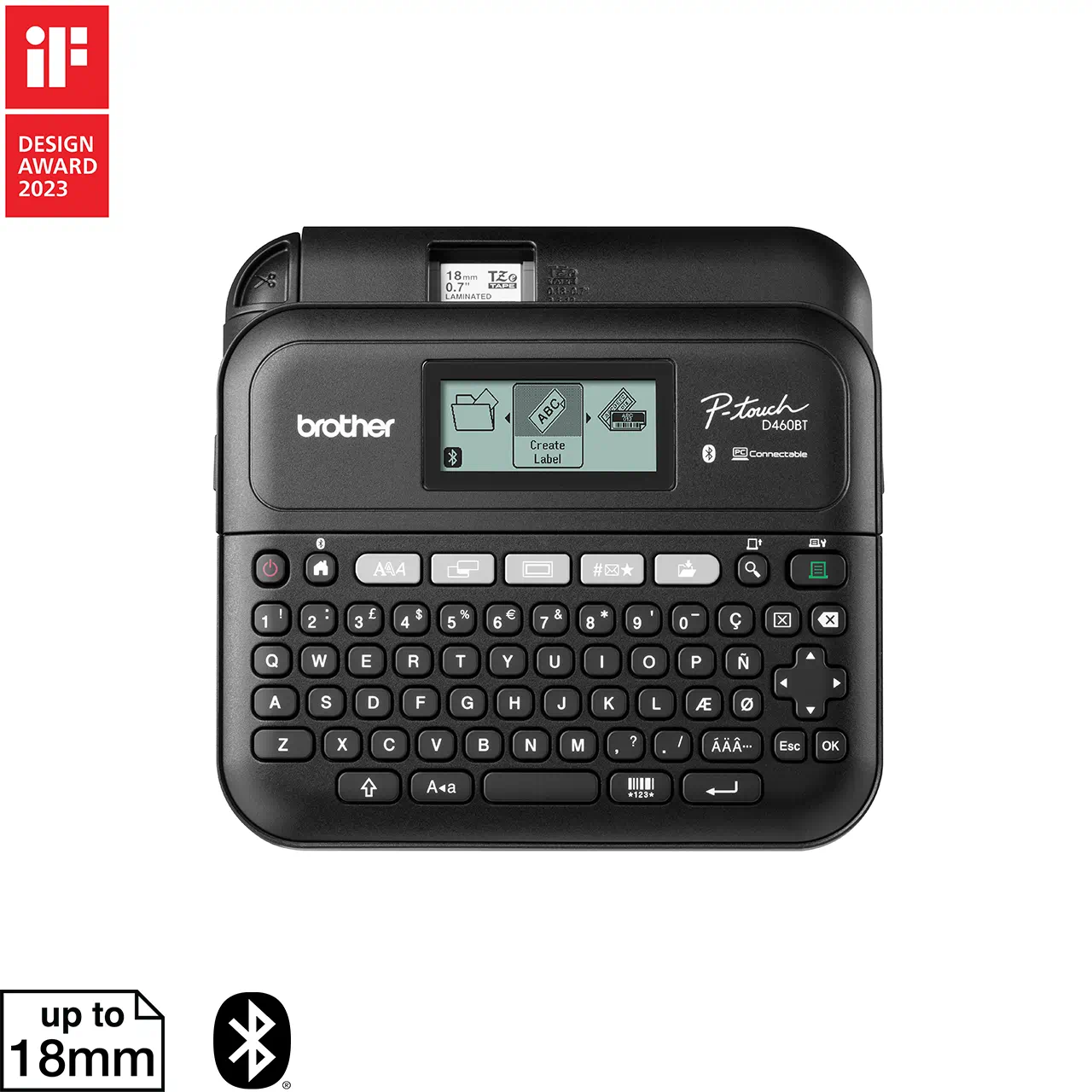 Máy in nhãn Brother PT-D460BT