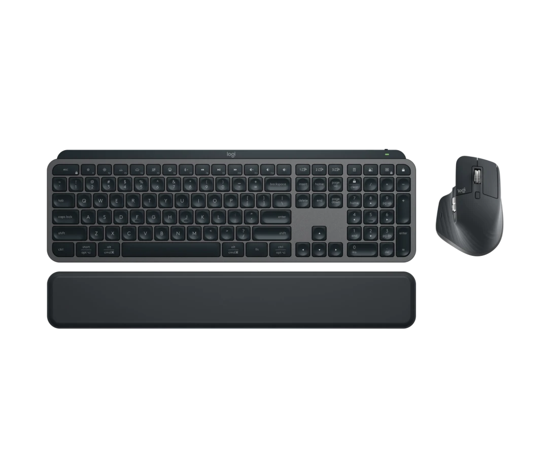 Bộ bàn phím chuột Logitech MX KEYS S Combo WIRELESS/BLUETOOTH/ĐEN (BLACK)(920-011605)