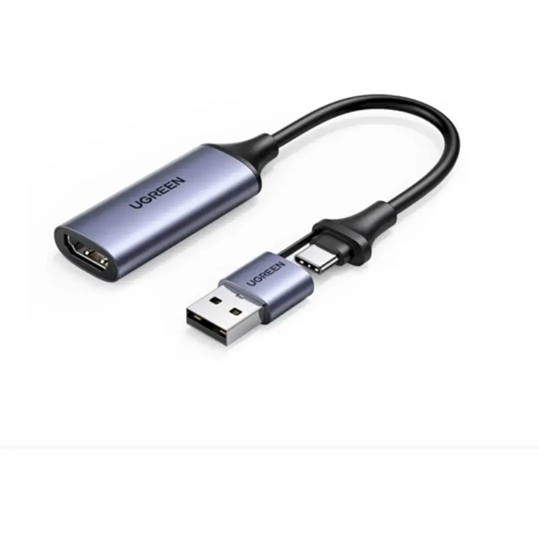 Cáp capture HDMI, live streaming 1080P HDMI to USB 2.0, Type-C Ugreen 40189 