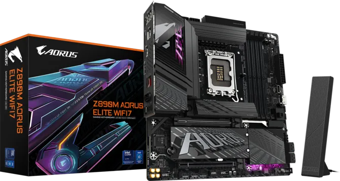Bo mạch chủ Gigabyte Z890M AORUS ELITE WIFI 7