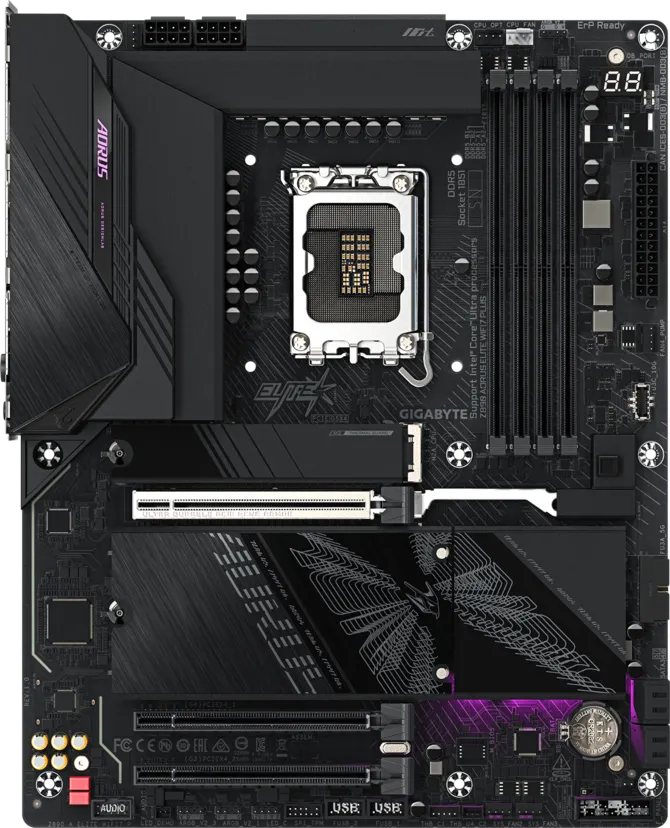 Bo mạch chủ Gigabyte Z890 AORUS ELITE WIFI7 Plus DDR5 (Wifi+Bluetooth+Thunderbolt 4)