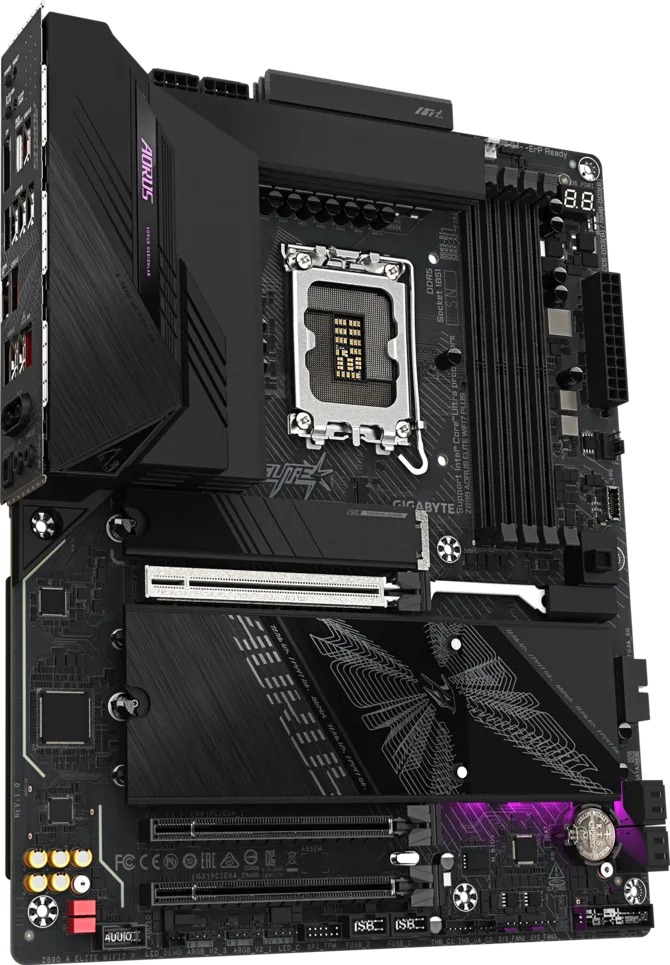 Bo mạch chủ Gigabyte Z890 AORUS ELITE WIFI7 Plus DDR5 (Wifi+Bluetooth+Thunderbolt 4)