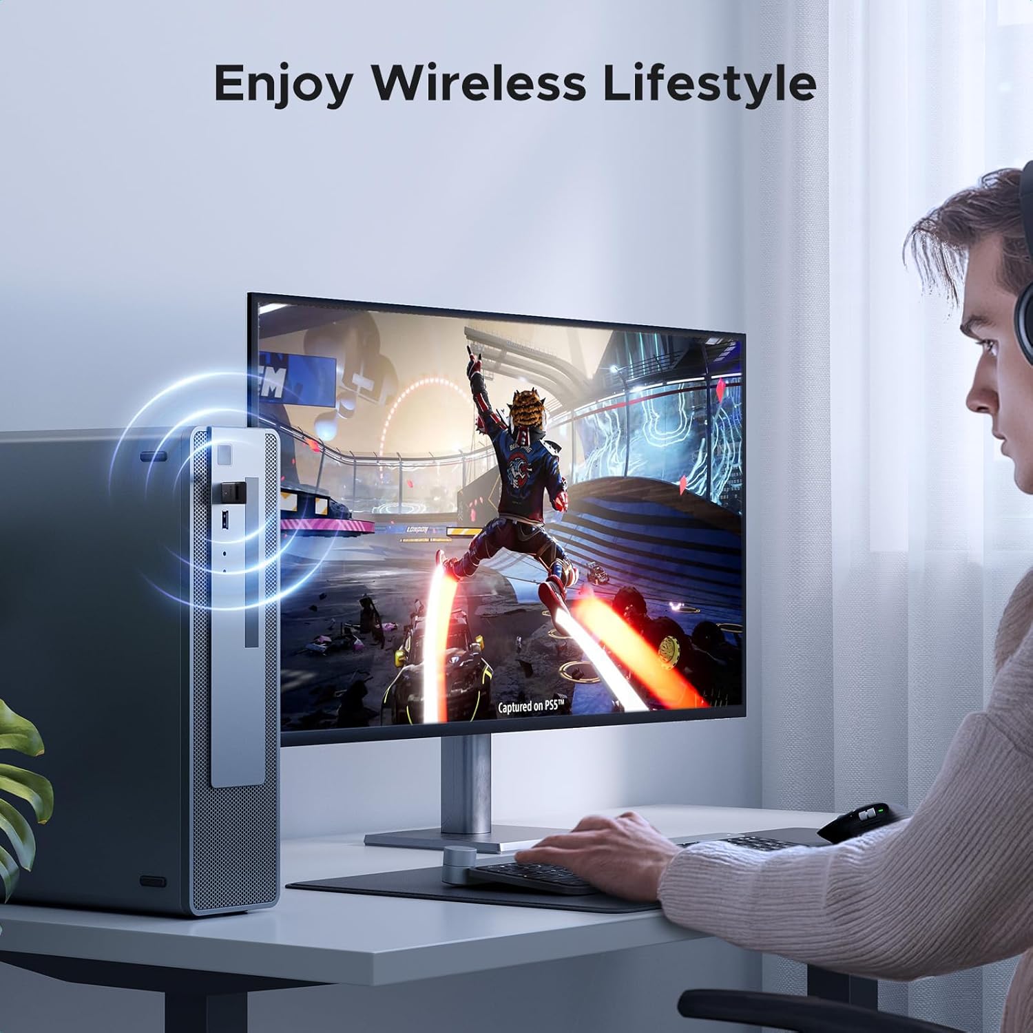 Thiết bị nhận Bluetooth USB 6.0, màu đen Ugreen (75073)