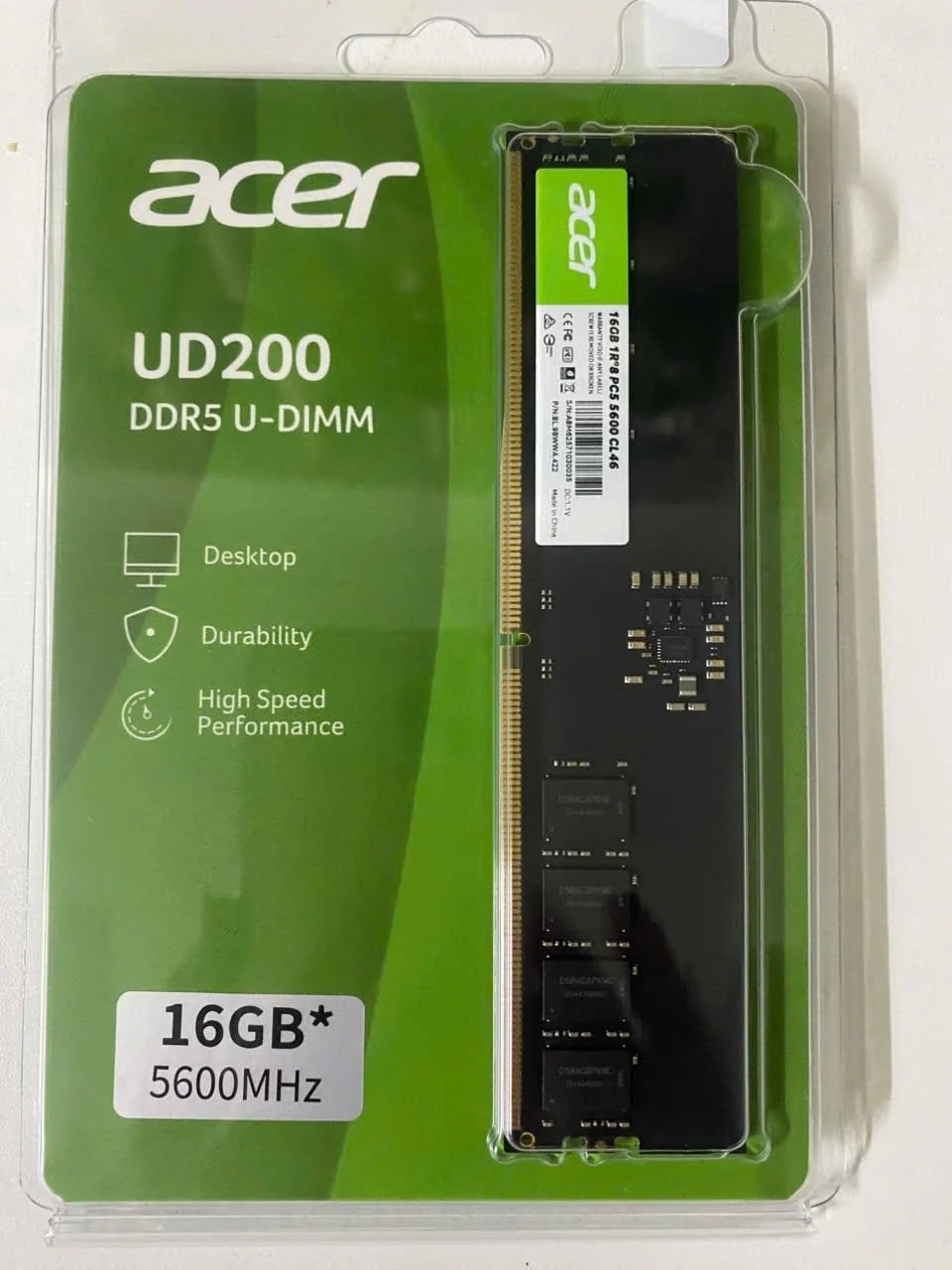 Ram PC Acer 16GB/5600 (BL.9BWWA.422)