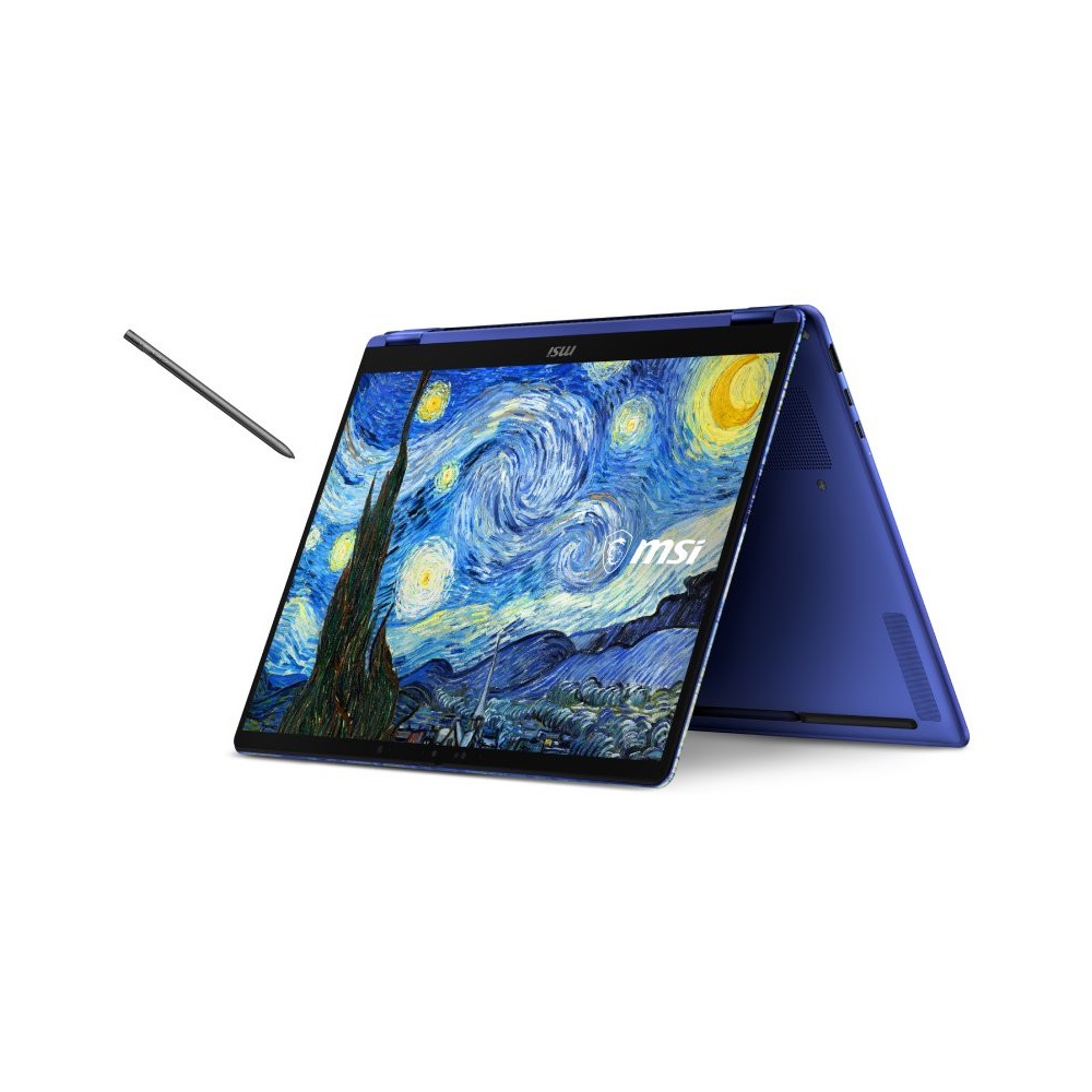 Laptop MSI Prestige 14 Flip AI+ Vincent Van Gogh Edition The Starry Night 259VN (Core Ultra X9 processor 378H/ Intel Arc/ 14 inch FHD+ OLED/ Cảm ứng/ 32GB/ 1TB/ Win 11)