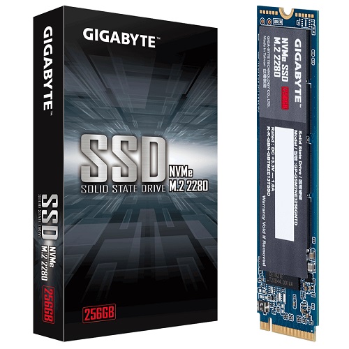 Ổ cứng SSD GIGABYTE 256GB M.2 NVMe - Chính Hãng