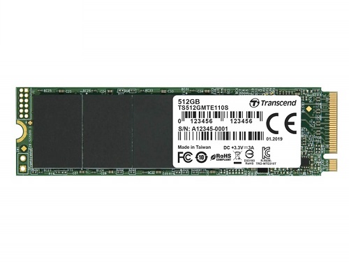 Ổ cứng SSD Transcend 110S 512GB M.2 NVMe 2280 PCIe Gen3x4 (TS512GMTE110S) - Chính Hãng