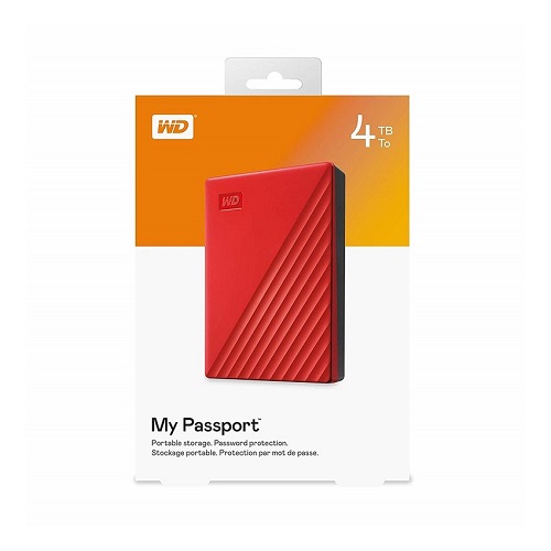 Ổ cứng HDD WD My Passport 4TB 2.5 (WDBPKJ0040BRD-WESN) -  Chính Hãng