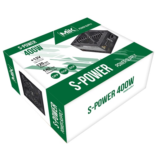 Nguồn máy tính MIK SPower 400W - Chính Hãng