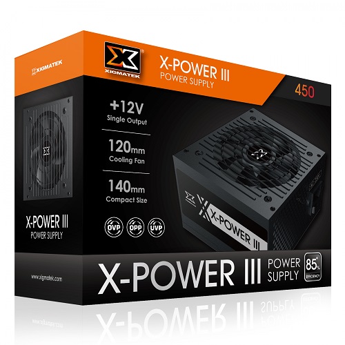 Nguồn máy tính Xigmatek X-POWER III 450 - 400W - Chính Hãng