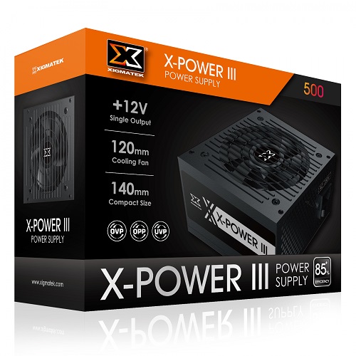 Nguồn máy tính Xigmatek X-POWER III 500 - 450W - Chính Hãng