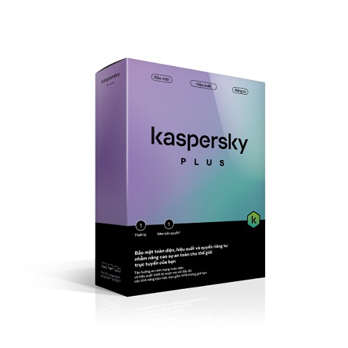 Phần mềm diệt Virus Kaspersky Plus 1PC - Chính Hãng