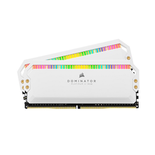 Ram PC Corsair Dominator Platinum White RGB 16GB (2x8GB) Bus 3200 DDR4 - Chính Hãng