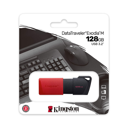 USB 3.2 Gen 1 Kingston DataTraveler Exodia 128GB DTXM - Chính Hãng