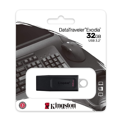 USB 3.2 Gen 1 Kingston DataTraveler Exodia 32GB DTX - Chính Hãng