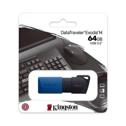 USB 3.2 Gen 1 Kingston DataTraveler Exodia 64GB DTXM - Chính Hãng