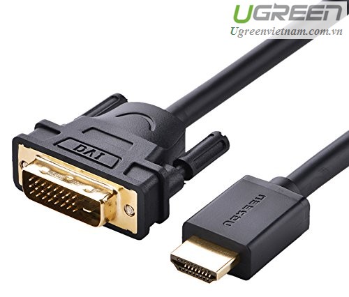 Cáp chuyển HDMI sang DVI-D 24+1 Ugreen 10135 - Chính Hãng
