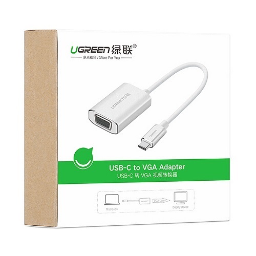 Cáp chuyển USB-C to VGA Ugreen 40866