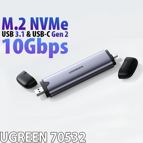 SSD Box M.2 NVMe Ugreen 70532 - Chính Hãng